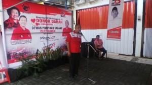 Ketua DPC PDI Perjuanagan Kota Makassar Haji Bahar Machmud